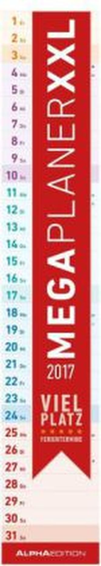 Megaplaner XXL 2017