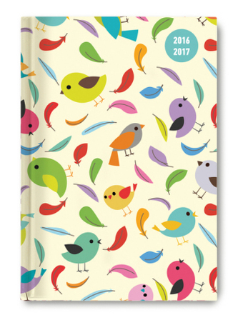 Collegetimer A6 day by day Birds 2016/2017