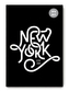 Collegetimer A6 day by day Black Label New York 2016/2017