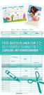 Foto-Bastelplaner für 2, 2017. Do-it-yourself Planner for 2