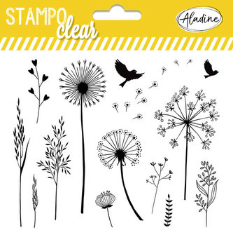 Gélové pečiatky StampoClear - trávy