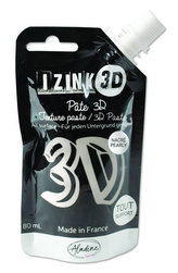 IZINK 3D reliéfní pasta 80 ml/silver, stříbrná