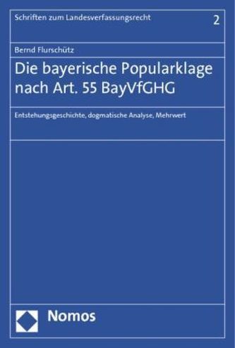 Die bayerische Popularklage nach Art. 55 BayVfGHG