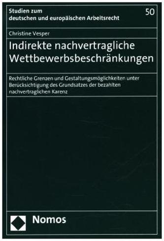 Indirekte nachvertragliche Wettbewerbsbeschränkungen