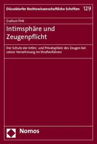 Intimsphäre und Zeugenpflicht