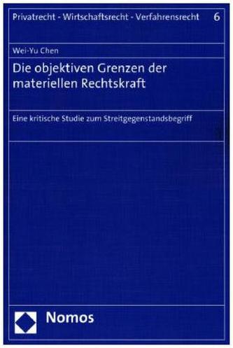 Die objektiven Grenzen der materiellen Rechtskraft