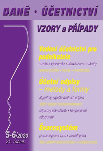 DÚVaP 5-6/2020 - Účetní a daňové odpisy majetku - metody a formy DÚVaP 5-6/2020 - Účetní a daňové odpisy majetku - metody a formy