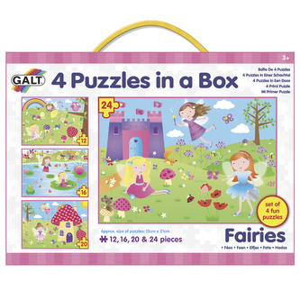 4 Puzzle v krabici - Víly 4 Puzzle v krabici - Víly