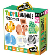 HEADU: Montessori - Dotykové puzzle - Zvieratká