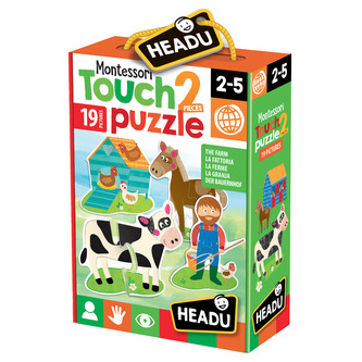 HEADU: Montessori - Hmatové puzzle - Farma