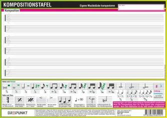 Kompositionstafel, Infotafel