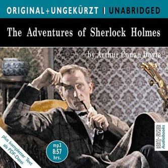 The Adventures of Sherlock Holmes, 1 MP3-CD. Die Abenteuer des Sherlock Holmes, 1 MP3-CD, englische Version
