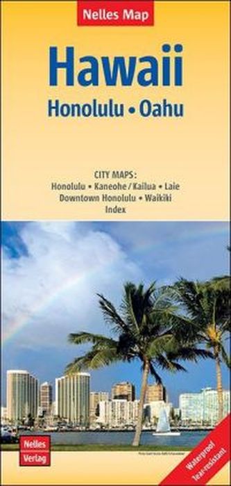Nelles Map Hawaii: Honolulu, Oahu