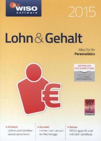 WISO Lohn & Gehalt 2015, CD-ROM