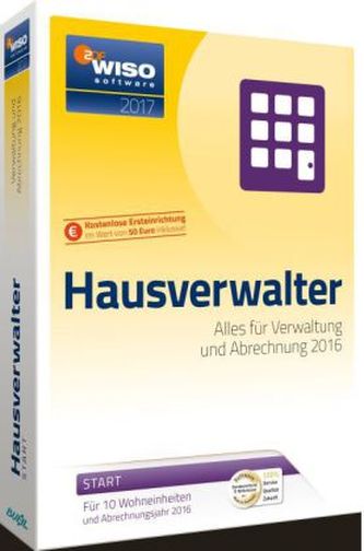 WISO Hausverwalter 2017 Start, CD-ROM