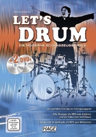 Let's Drum, m. 1 DVD u. 1 MP3-DVD