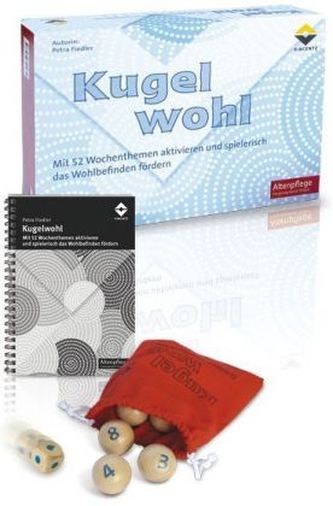 Kugelwohl, 10 Holzkugeln u. 1 Spezialwürfel
