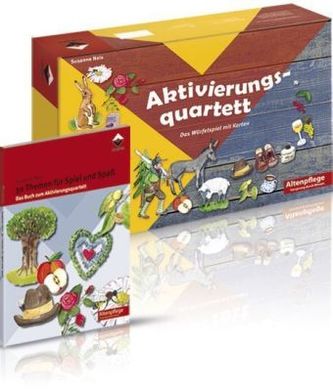 Das Aktivierungsquartett, Kartenspiel + Buch
