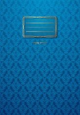 Sešit Premium modrá tapeta A4 - Sešity