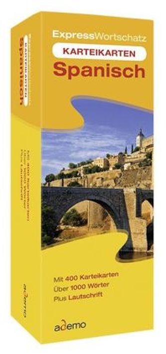 Expresswortschatz Spanisch, Karteikarten in Lernbox