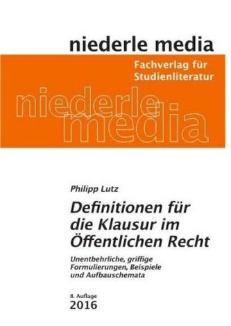 Definitionen für die Klausur im Öffentlichen Recht