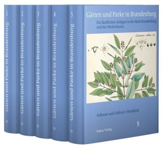 Gärten und Parke in Brandenburg, 5 Bde.