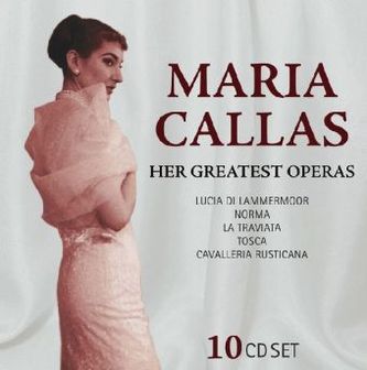 Maria Callas, Her Greatest Operas, 10 Audio-CDs