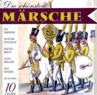 Die schönsten Märsche, 10 Audio-CDs