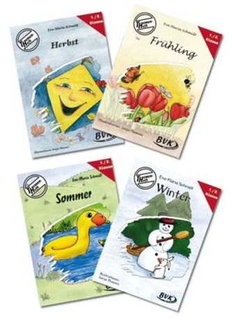Themenheft Frühling / Sommer / Herbst / Winter, 1./2. Klasse, 4 Tle.