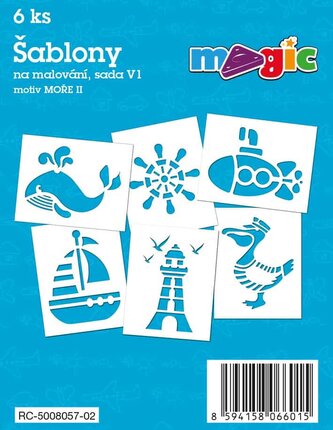 MAGIC papier šablóny na maľovanie MORA II