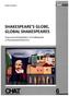 Shakespeare's Globe, Global Shakespeares
