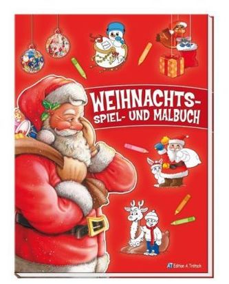 Weihnachts- Spiel- und Malbuch