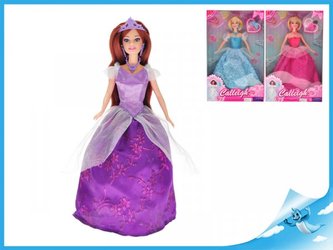 Panenka princezna kloubová modré šaty