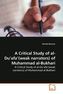 A Critical Study of al-Du afa (weak narrators) of Muhammad al-Bukhari