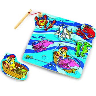 Wonderworld Dřevěné puzzle Chytání ryb