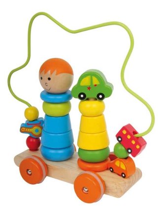 Small Foot Motorický vozík s labyrintem