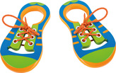 Small Foot Hra Zaviaž si šnúrku Pár topánok