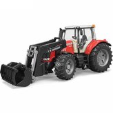 Bruder Traktor MASSEY FERGUSON + čelný nakladač
