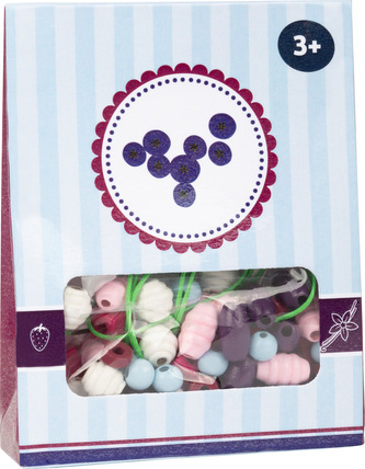 Small Foot Drevené korálky Candy 1ks fialová