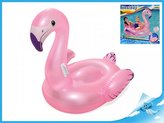 Bestway Nafukovací plameňák s úchyty 127x127 cm