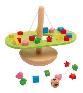 Small Foot Drevená motorická hračka Vyvažovanie balansujúca hojdačka