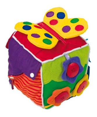 Small Foot Plyšová hračka kocka pre najmenších