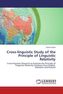 Cross-linguistic Study of the Principle of Linguistic Relativity