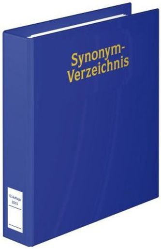 Synonym-Verzeichnis, zur Fortsetzung