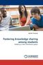 Fostering knowledge sharing among students