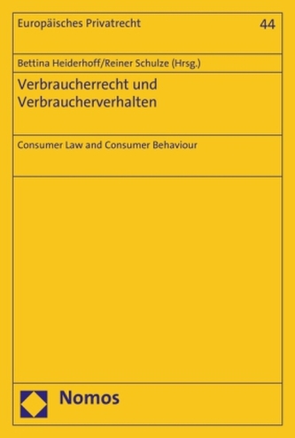 Verbraucherrecht und Verbraucherverhalten