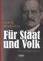 Für Staat und Volk. Autobiographie