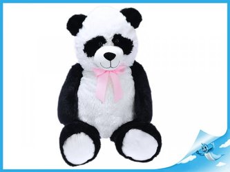 Plyšová panda s mašlí 100cm