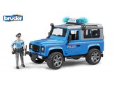 Bruder Auto Land Rover polícia s figúrkou