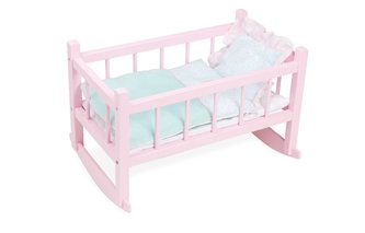 Petitcollin Kolébka růžová pro panenku 40 cm